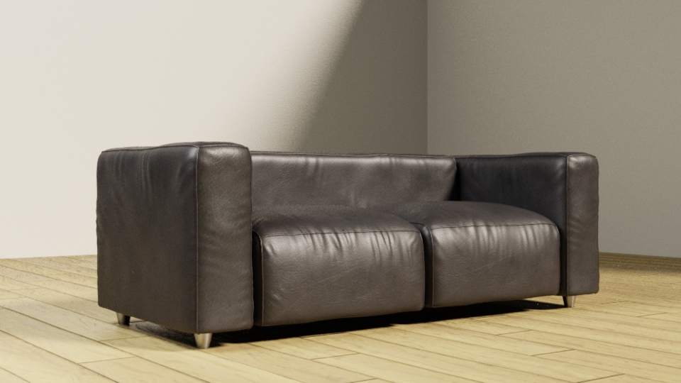 Leather couch preview image 1